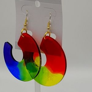 Multi color earrings